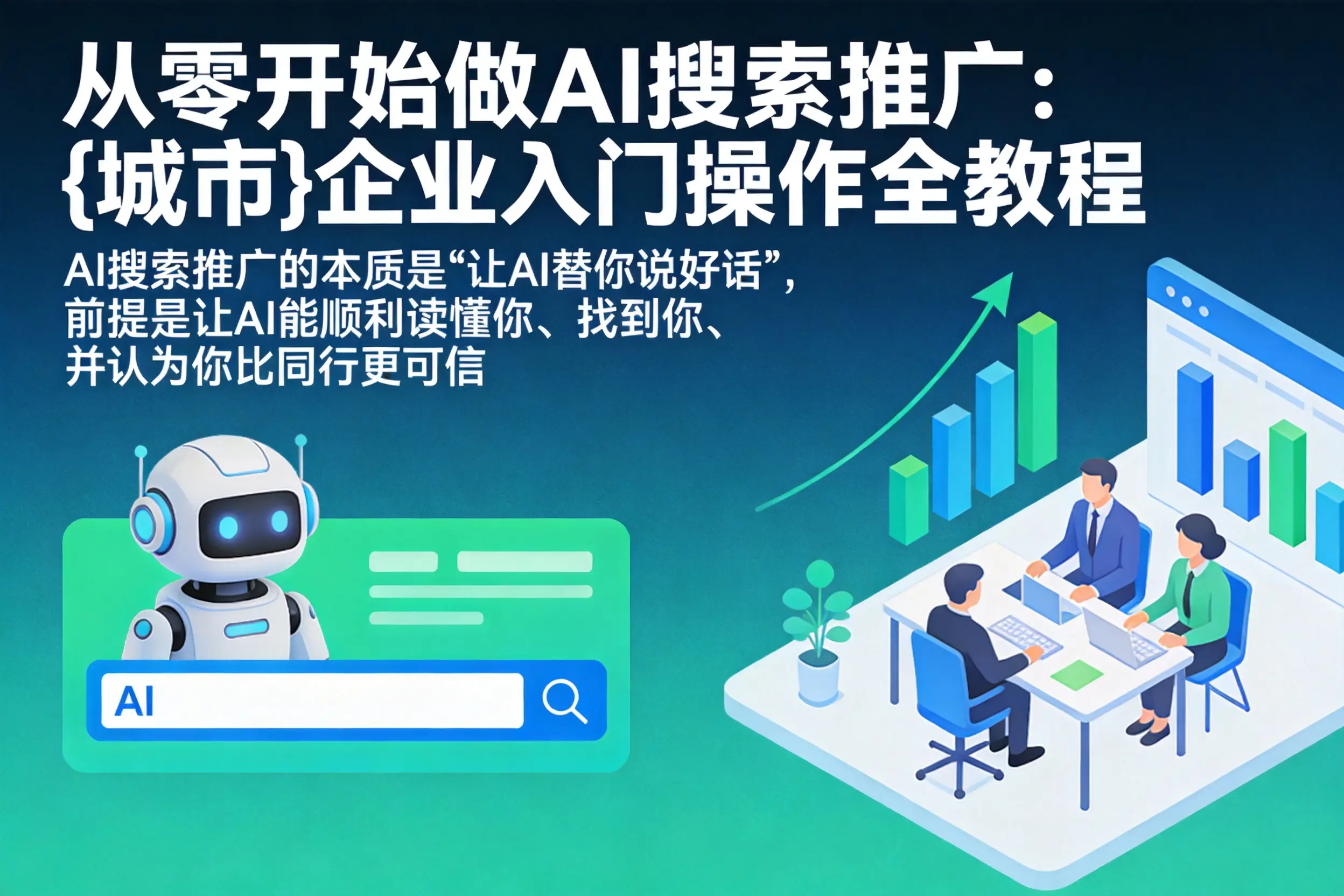 从零开始做AI搜索推广：尖草坪企业入门操作全教程